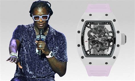 young thug richard mille watch|Fans Think Suspect Cop Wore Young Thug’s Missing .